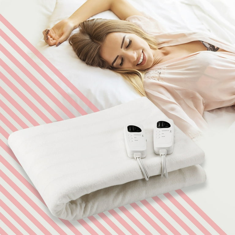 Costway Electric Heated Blanket Low-Voltage 5 Temperature Modes 8H Timer  UL,Full Size/Queen Size/Twin Size - Walmart.com