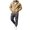 Khaki-3, variant on Aofany Men's Tracksuit 2 Pieces Set Full Zip Hoodie Sweatsuits Casual Long Sleeve Jackets and Drawstring Sweatpants Athletic Jogging Suits Sports Outfits