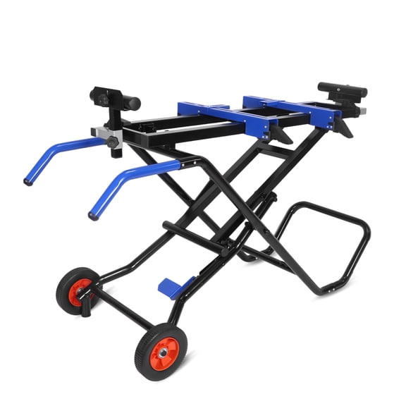 golytefs Portable Table Saw Stand 330Lbs Load Capacity Woodworking Table Mobile Stand Heavy-duty Steel Frame Universal for Most Brands of Table Saws