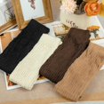 thumbnail image 4 of 4 Pairs Women Slouch Socks Soft Knee High Scrunch Slouchy Socks Knit Tube Extra Long Socks for Women, 4 of 6