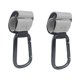 thumbnail image 2 of 2x Ganchos para cochecito de bebé Clip Accesorios para cochecito Ganchos para cochecito Ganchos para cochecito para Gris, 2 of 9