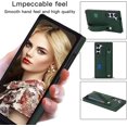 thumbnail image 4 of Case for Samsung Galaxy S23 with Card Slot Holder, Removable Adjustable Shoulder Strap Lanyard Crossbody Neck Purse Phone Case for Samsung Galaxy S23 KB Green, 4 of 15
