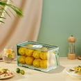 thumbnail image 4 of Refrigerator Organizer Bins, Clear Plastic Storage Containers, Fridge and Freezer Organizer, for Kitchen Cabinet and Pantry Storage, Transparent Plastic Box, by FAJHHA, 4 of 8