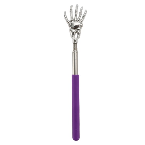 Unique Bargains 1 Pc Extendable Back Massager Ideal for Bathroom Purple