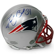 Hand-Signed New England Patriot Tedy Bruschi Mini Replica Helmet