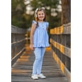thumbnail image 4 of Millie Loves Lily Girls' 3-Pack Ribbed Legging Set, Big Girls, Size 6, 4 of 5