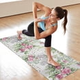 thumbnail image 6 of Pioneer Flower Floral Print Pattern Hot Yoga Mat Towel Non Slip for Hot Yoga - Quick-Drying Yoga Mat Cover with 4 Corner Pockets with Travel Bag - Hot Yoga Towel Non Slip 74"x26", 6 of 6