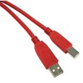 thumbnail image 1 of 2m USB 2.0 A-B CABLE RED, 1 of 1