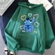 thumbnail image 5 of Sudaderas con capucha de Disney Stitch para mujer, sudadera Harajuku de los 90, ropa de calle de Manga, Unisex, 5 of 5