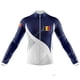 thumbnail image 4 of Maillot de ciclismo de invierno del equipo nacional de Bélgica 2023, ropa de manga larga para hombre, camisetas de carreras para bicicleta de carretera, camisetas, uniformes de MTB, 4 of 4