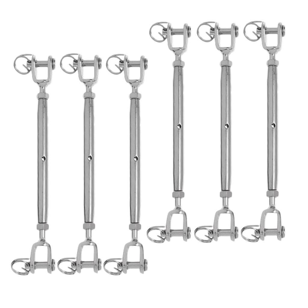 Stainless Steel Turnbuckle Rigging Screw With Machined Fork Ends 