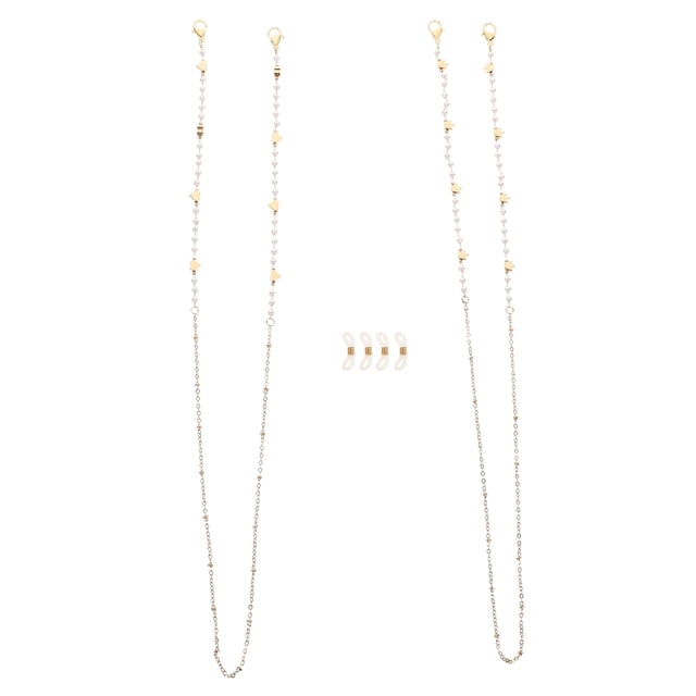 BRIGHTFUFU 2 piezas Anti-P-P-P-P-P-PRABLA CADENA CADENA CADENAS CADENAS DE GA GAJAS DE GA GAJAS DIRABLATIVAS PARA MUJERES (CORONES, Forma de corazón)