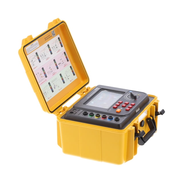 Ground Resistance Tester, US Plug 100-240V Resistance Tester ETCR3200C For Electric Utility For Circuit Maintenance