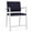 Navy, variant on Newport Reception Waiting 24.5" Steel Hip Chair and / Silver Steel / Navy Blue