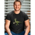 thumbnail image 2 of Sport Raptor Gym Ready Awesome Raptor Men Black T-Shirt, Male Large, 2 of 4