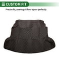 thumbnail image 3 of Unique Bargains Cargo Liner Rear Trunk Mat Trunk Cargo Luggage Boot Tray Mat for Honda CRV 2012-2016 XPE Microfiber Leather Black Heightened Edge 3D Diamond Pattern, 3 of 7