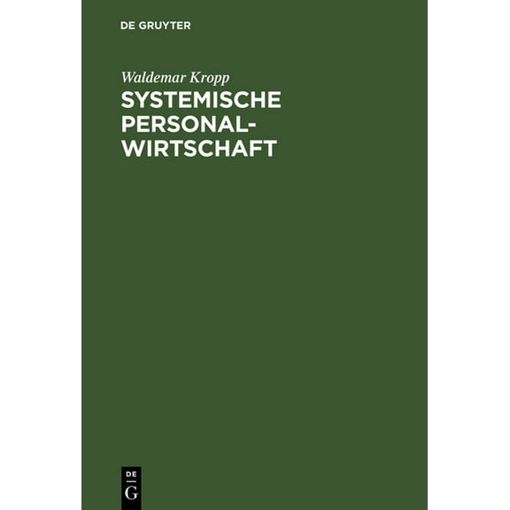 Systemische Personalwirtschaft, (Hardcover)