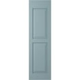 thumbnail image 6 of Ekena Millwork 18"W x 70"H Americraft Two Equal Flat Panel Exterior Real Wood Shutters (Per Pair), Peaceful Blue, 6 of 10