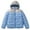 Light Blue, variant on Boys Winter Coats Winter Padded Jacket With Thick Hood Warm Coat Outerwear Cold Weather Kids Puffer Jacket Blue 3 Y-4 Y