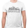 thumbnail image 2 of Skyline Nashville Tennessee Shirt Unisex Large White, 2 of 5
