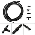 thumbnail image 6 of 2M Windshield Wiper Washer Spray Hose with Connector Ty for Nozzle Pump Black, 6 of 8