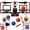 Red Black, variant on Ayieyill 2 Player Indoor Basketball Hoop for Kids, Mini Basketball Hoop for Door with 4 Balls, Basketball Toys for Boys Girls Bedroom Office