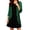 Green, variant on Women's Sequin Cardigan, Open Front Sheer Sparkly Evening Coat, 3/4 Sleeve Glitter Party Duster, Solid Color Elegant Cover Up