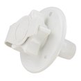 thumbnail image 4 of Valterra Fresh Water Inlet A01-0168 Used For RV Fresh Water System; Flush Mount; 1/2 Inch Male Pipe Thread Inside Connection; 2-3/4 Inch Flange; 2-3/4 Inch Overall Diameter; With Check Valve; White, 4 of 5