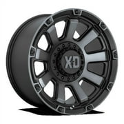 XD Aluminum Rim XD852 GAUNTLET 20X10in Satin Black with Gray Tint Finish, XD85221035418N