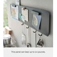 thumbnail image 6 of Yamazaki Home  Wall-Mounted Magnet Board, Steel, Holds 4.4 lbs - L 0.6 x W 27.6 x H 5.9 inches Black, 6 of 7