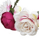 thumbnail image 3 of Corona de flores rosas para mujeres y niñas, corona romántica para el pelo, guirnalda de Halo, tocado, boda, fiesta de cumpleaños, accesorios para fotos de maternidad, 3 of 5