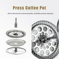 thumbnail image 2 of HURRISE Press Coffee Pot,350ml Double-Deck Stainless Steel Press Coffee Maker Thermal Insulated Coffee Tea Pot Kettle,Insulated Coffee Kettle, 2 of 9