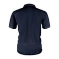 thumbnail image 6 of Men's Solid Short Sleeve Turn-Down Collar Ice Silk Casual Business T-Shirt, 6 of 6