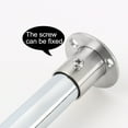 thumbnail image 5 of Unique Bargains Stainless Steel Cabinet Closet Rod Bracket Holder Flange Socket 32mm Dia 2 Pcs, 5 of 6
