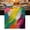 Multicolor, variant on Colorful Pigment Table Runner 70 Inches Long, Abstract Color Block Oil Painting Kitchen Coffee Dining Table Decoration for Home Party Birthday Wedding Home Decor 13x70 Inches