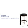 thumbnail image 5 of Emma + Oliver 29"H Backless Cappuccino Wood Barstool, 5 of 10
