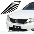 thumbnail image 3 of APS Compatible with Honda Accord 2013-2015 Sedan Main Upper Black Billet Front Grill Grille Insert H65916H, 3 of 7