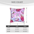 thumbnail image 2 of KLL Dragon Fruit Decorative Throw Pillow Covers Velvet Soft for Couch Sofa Bedroom Living Room Outdoor (No pillow core)- 18"x18", 2 of 5