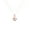 Rose, variant on Pure Elegance Graceful Swan Outline Pendant Necklace For Women With Ruby & Blue Sapphires 925 Sterling Silver With 14K Yellow Gold Over