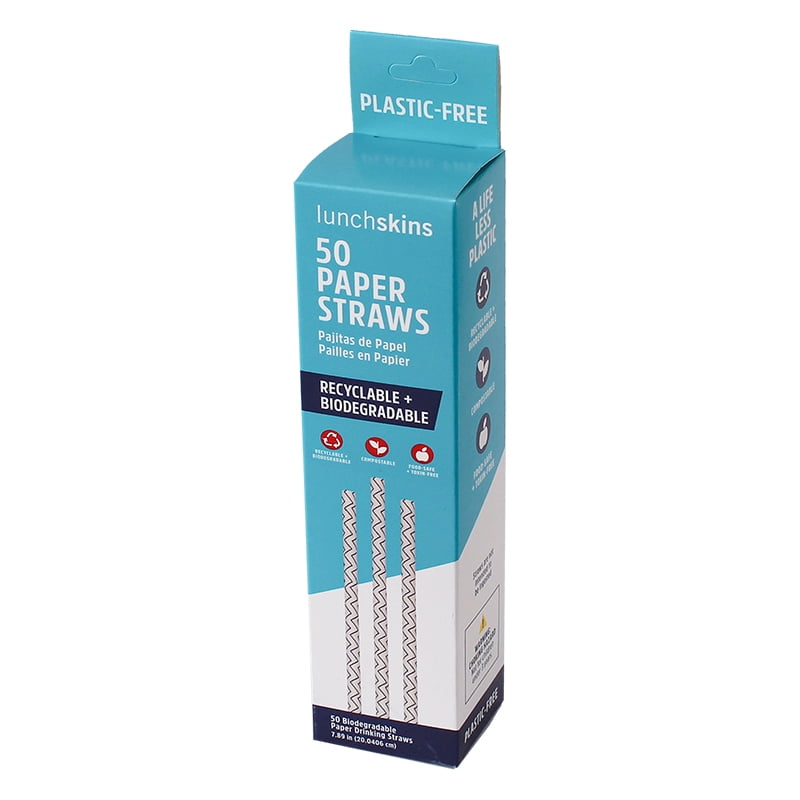 Blue Chevron Paper Straws, 7.89 Blue Chevron Paper Straws, 7.89