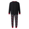 thumbnail image 3 of Argulvti Valentines Day Matching Family Pajamas Set Stylish Love Heart Pattern Family Matching Outfits, 3 of 9