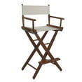 thumbnail image 1 of American Trails Extra-Wide Premium 30" Director's Chair Mission Oak Frame Natural Canvas, Bar Height, 1 of 6
