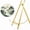 Gold, variant on Metal Tabletop Easel, 16" Large Table Top Easel Picture Stand Mirror Table Top Easels for Display Photo Frame Heavy Duty Plate Art Display Stand for Sign Tabletop Wedding Frame Stands, Gold