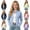 Blue-02, variant on Girls Mock Neck Zip Up Jacket Slim Long Sleeve Athletic Coat with Thumb Holes Lightweight Casual Outerwear 3-15Y