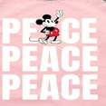 thumbnail image 3 of Mickey & Friends - Mickey Peace - Toddler And Youth Girls Raglan Graphic T-Shirt, 3 of 5