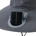 thumbnail image 6 of Shadoumai Solar Fan Hat, Wide Brim Sun Cap with 2 Solar Sun Protection Fans, USB and Solar Powered Fan Hat, 6 of 6