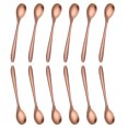 thumbnail image 1 of Cuchara, agitadores de café, cucharas de café de acero inoxidable, cuchara para helado, cucharas para agitar cócteles, cucharas de té, juego de 12, 1 of 5