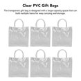 thumbnail image 2 of 20pcs Clear PVC Gift Bags Large Capacity Simple Multifunctional 20x20x8cm, 2 of 5