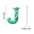thumbnail image 3 of Wzzjkit 26 Alphabet Series 2D Acrylic Backpack Car Pendant Decoration Ornament, 3 of 7