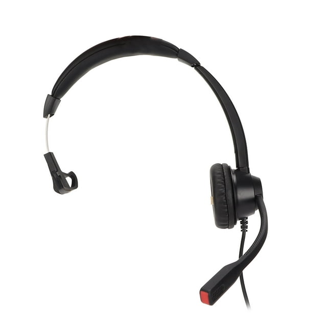Auriculares De Comunicación Monoaurales, Ligeros, Suaves, Plug And Play, Reducción De Ruido, Auriculares De Teléfono Con Micrófono, Tarjeta De Sonido USB Para Servicio Al